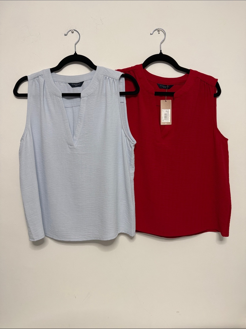 Worthington Sleeveless Notch-Neck Camisole - Red